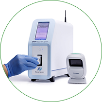 Load cartridge into the machine